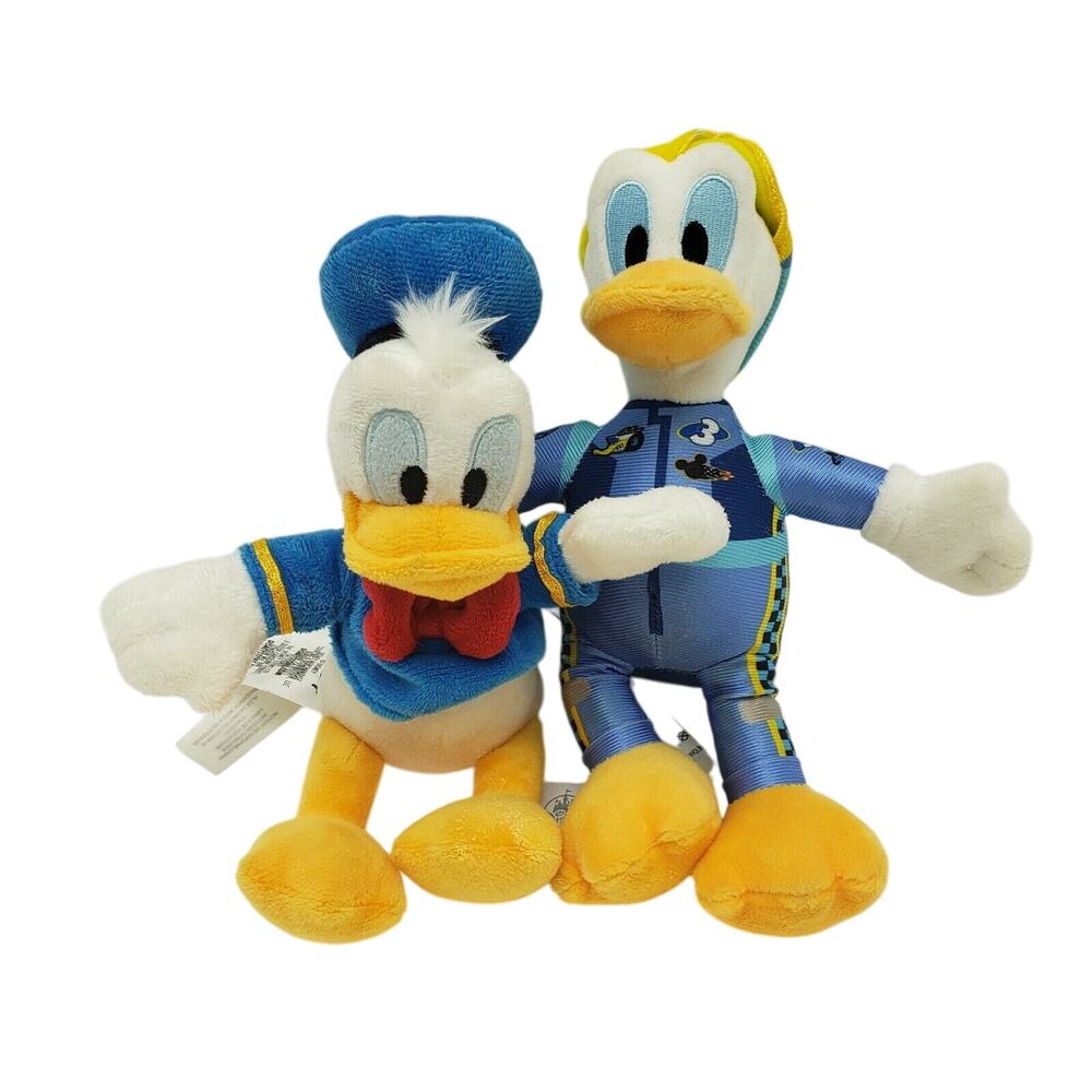 Disney Store Authentic Donald Duck Plush Play Toy‎ 9" Stuffed Animal Lot of 2